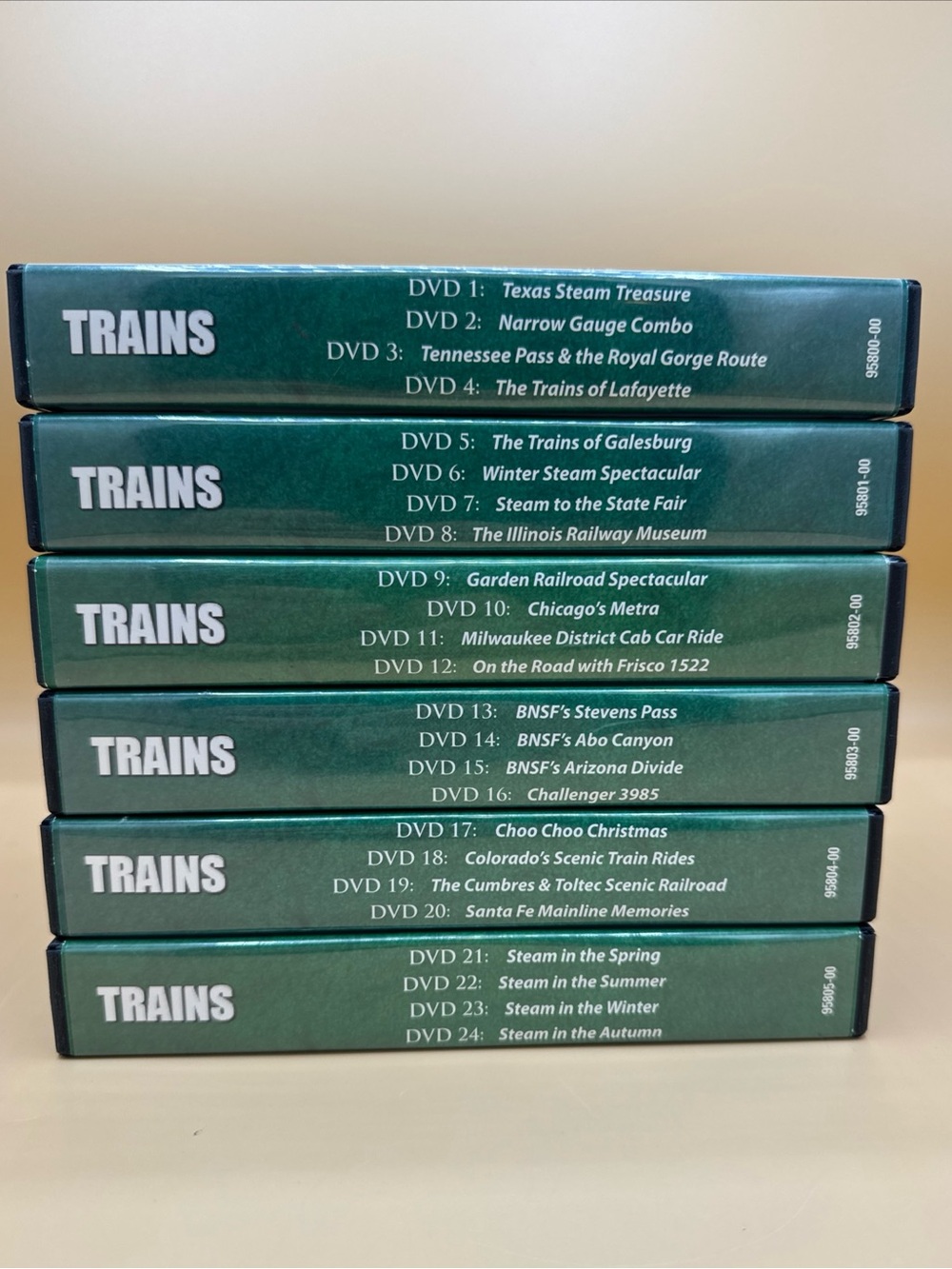 Topics Entertainment - Trains of North America 24 DVD Set - Railroad